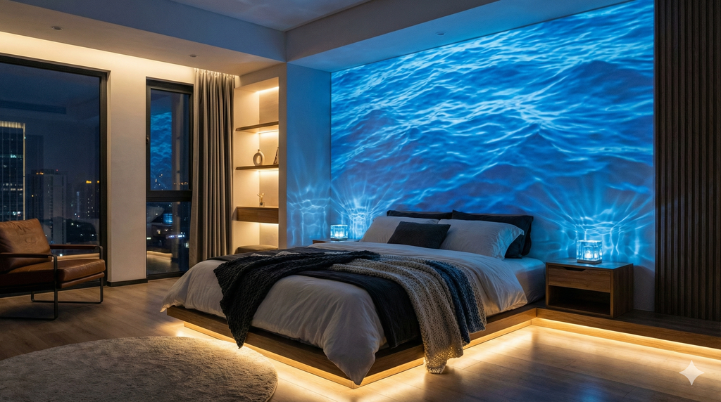 Lampada Effetto Acqua & Relax - Aquora™ Crystal CubeOceanica